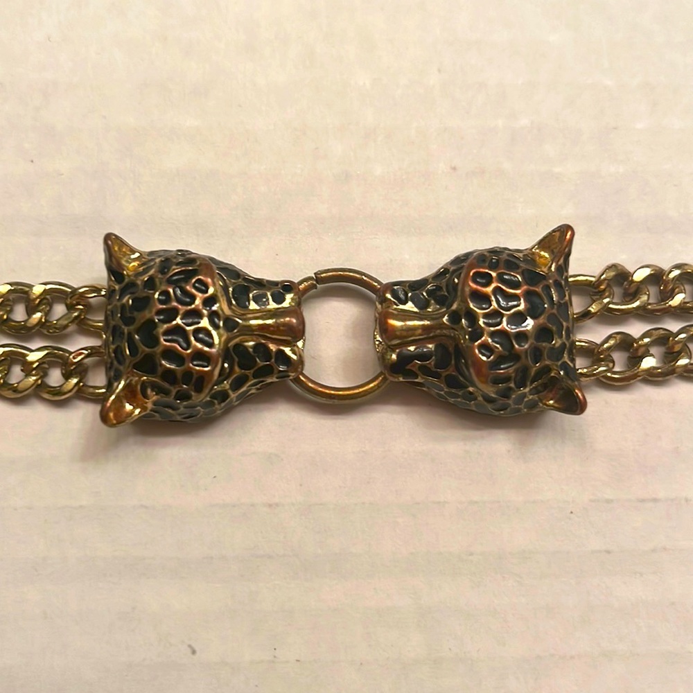 Vintage Leopard Chain Bracelet